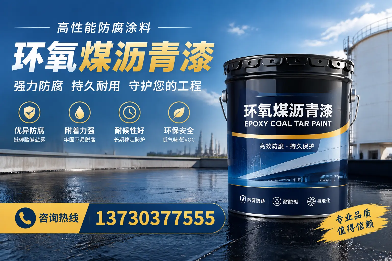 环氧煤沥青漆的耐久性分析，适合东营的使用场景